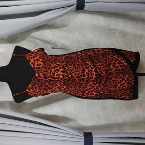 🆕NWT Leopard Print Bodycon Mini Dress